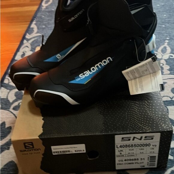 Salomon Pro Combi Pilot Nordic ski xcountry boot SNS men’s - Picture 2 of 5